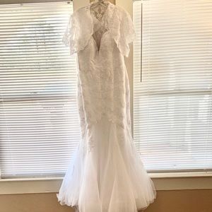 White wedding dress